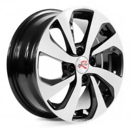 X`trike RST R005 6x15 PCD4x100 ET48 DIA 54.1  BK/FP